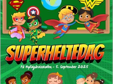 Plakat for superheltedag
